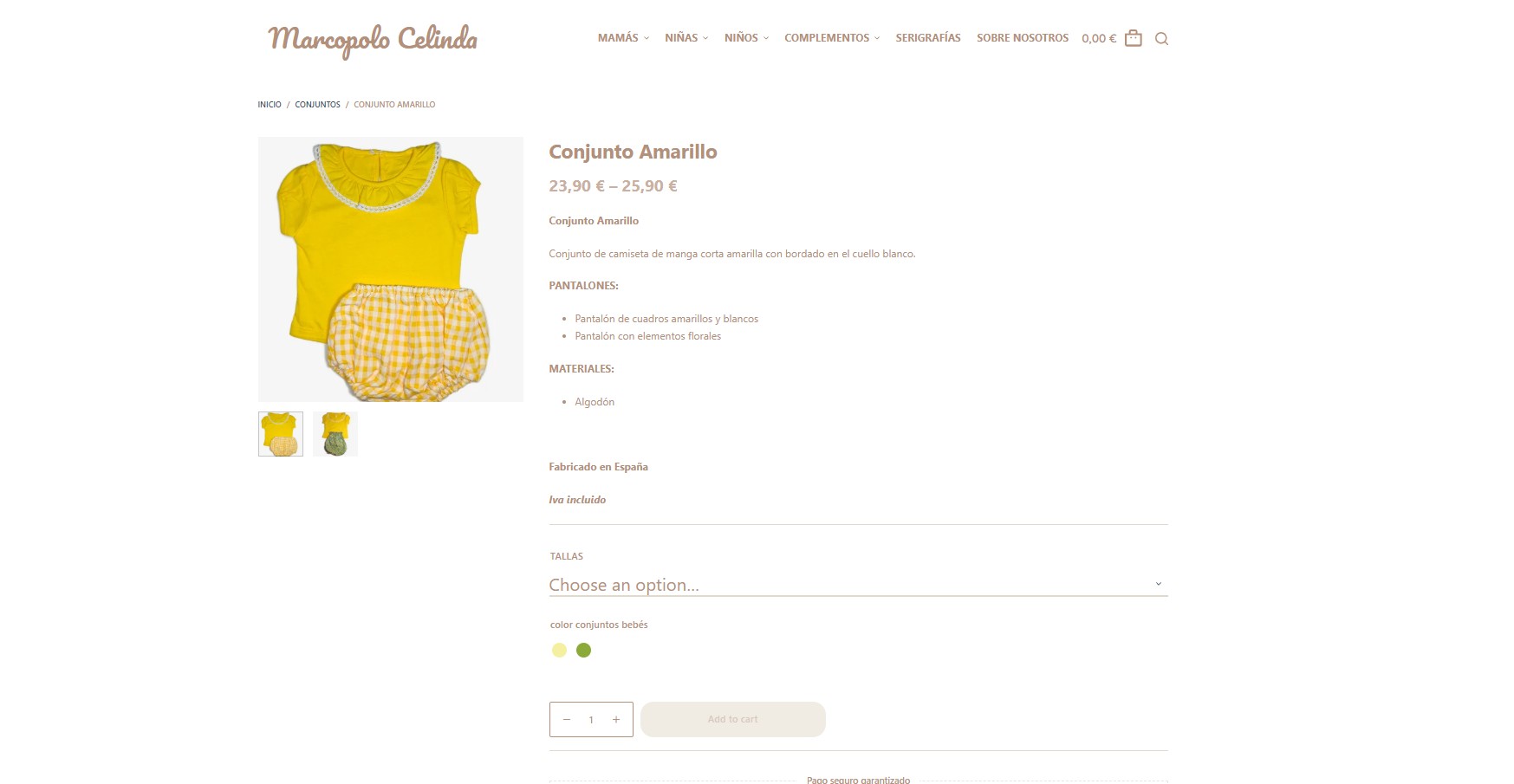 Producto detalle